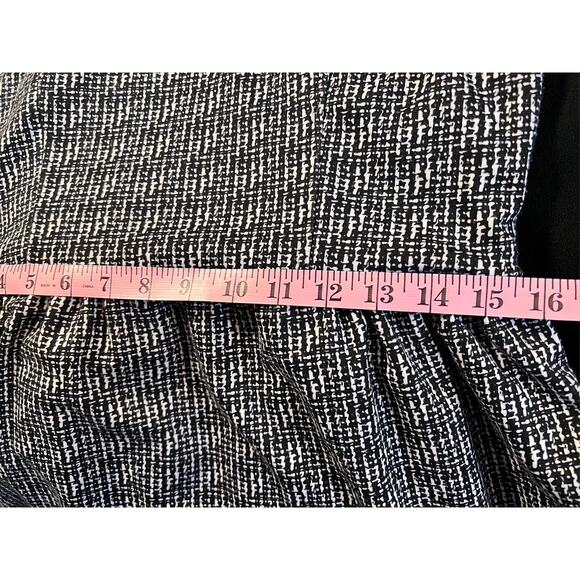 Silence & Noise Urban Outfitters Jumper Dress Pockets Sz 1 Black White Academia - Picture 7 of 8